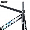 Фреймсет WEAPON BULLET Aero Track Glossy Black