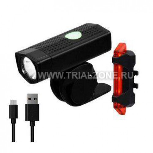 Комплект фонарей Brivigia USB Bike Light Set